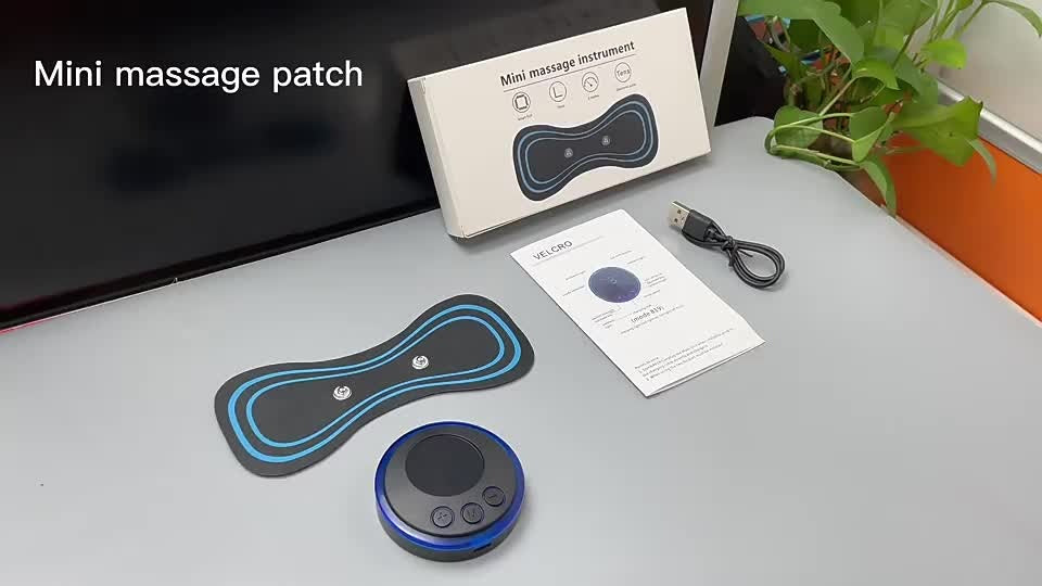 Portable EMS Mini Electric Massager Patch �Muscle Pain Relief for Neck, Back, Arms &amp; Full Body