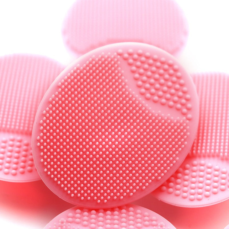 Soft Silicone Face Cleansing Brush Pad �Gentle Facial Washing &amp; Exfoliating Massage Tool for Deep Pore Cleansing | Blackhead Removal &amp; Skin Care | Soft Silicone Face Massager - (Random Colors)