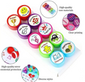 Appreciation Stamps �Kids Stamp Set for Motivation | Self-Inking | Pack of 10