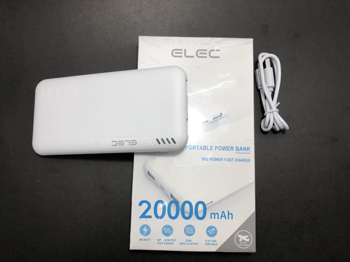 Elec 20000mAh Power Bank �PD Fast Charging, High-Capacity Portable Charger