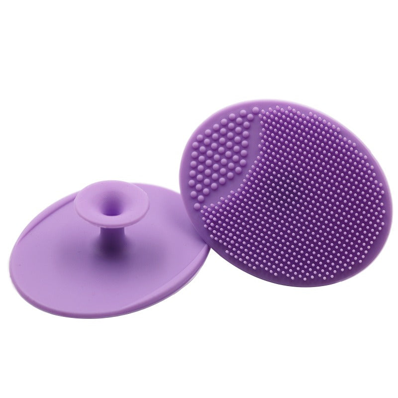 Soft Silicone Face Cleansing Brush Pad �Gentle Facial Washing &amp; Exfoliating Massage Tool for Deep Pore Cleansing | Blackhead Removal &amp; Skin Care | Soft Silicone Face Massager - (Random Colors)