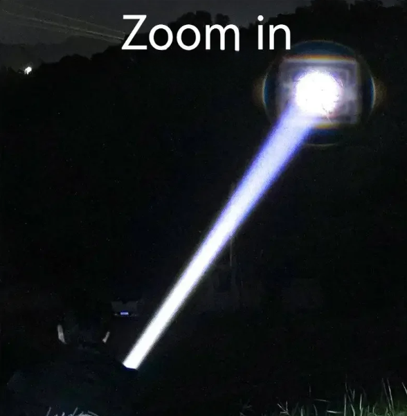 Tactical LED Flashlight Kit with Portable Green Hard Case �High-Powered, Rechargeable, Multi-Mode Light