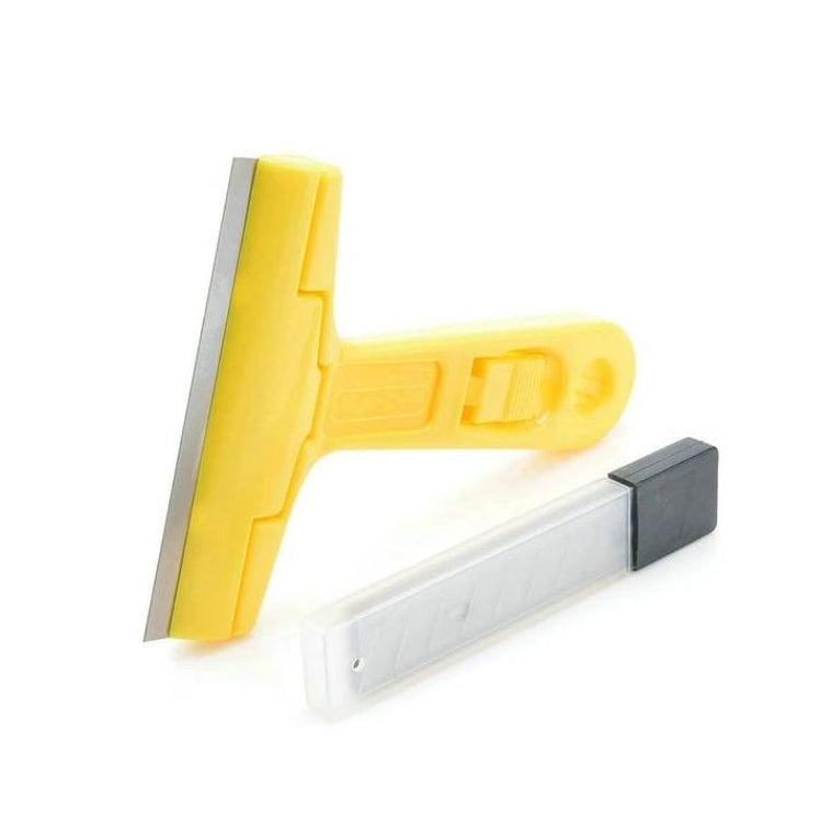 Heavy-Duty Razor Blade Scraper Tool for Removing Labels, Stickers, Caulk, Adhesive &amp; Paint �Multipurpose Cleaning Tool for Glass, Tiles &amp; Smooth Surfaces | Wall Scraper |Scraper With Blade |?