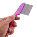 100% Stainless Steel Needles Anti Lice Comb �Ergonomic Handle, Safe Rounded Tips, Reusable &amp; Clinically Proven for Men &amp; Women (Random color)