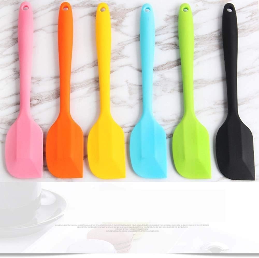 Silicone Spatula 8-Inch �Heat Resistant, Non-Stick Flexible Rubber Scraper Spoon for Kitchen Use