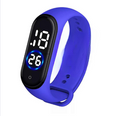 Latest  M4 LED Watch Digital Sports Bracelet for Boys &amp; Girls �Waterproof Touch Display �Random Band Color (Without Box)