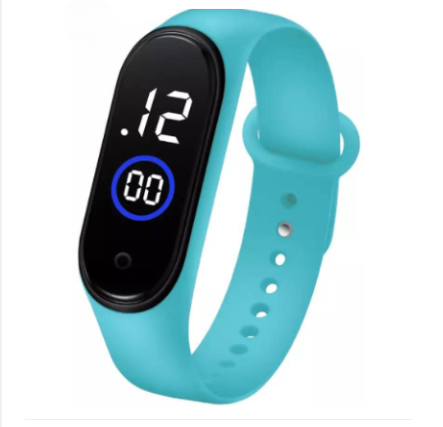Latest  M4 LED Watch Digital Sports Bracelet for Boys &amp; Girls �Waterproof Touch Display �Random Band Color (Without Box)