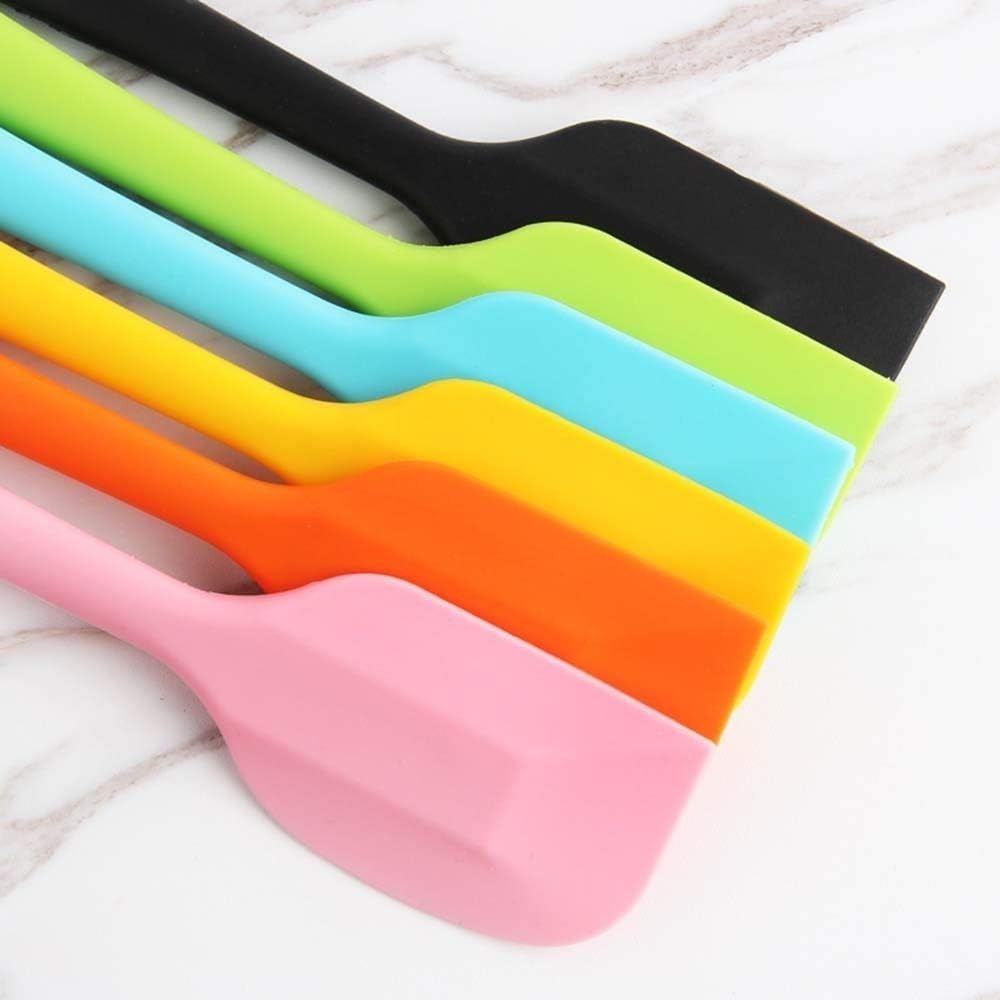 Silicone Spatula 8-Inch �Heat Resistant, Non-Stick Flexible Rubber Scraper Spoon for Kitchen Use