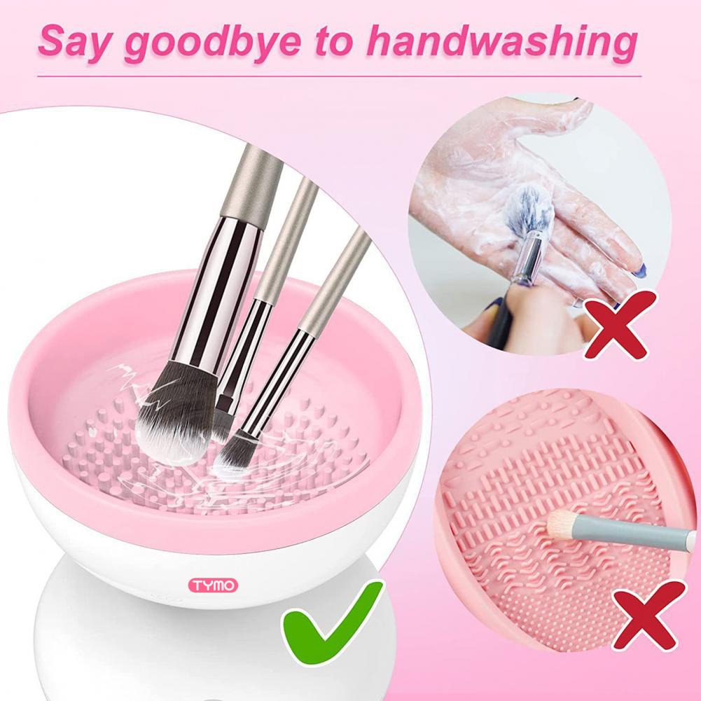 Electric Makeup Brush Cleaner Machine Gentle And Efficient Cleaning USB Powered Electric Scrubber Makeup Supply