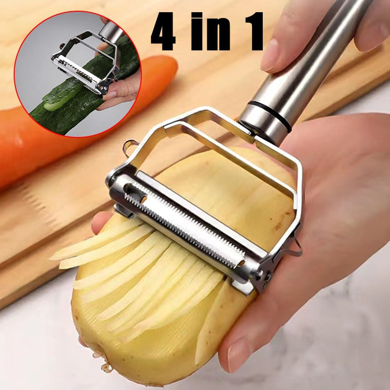 1 Set Stainless Steel Peeler &amp; Slicer �Multi-Function Vegetable &amp; Fruit Grater Tool