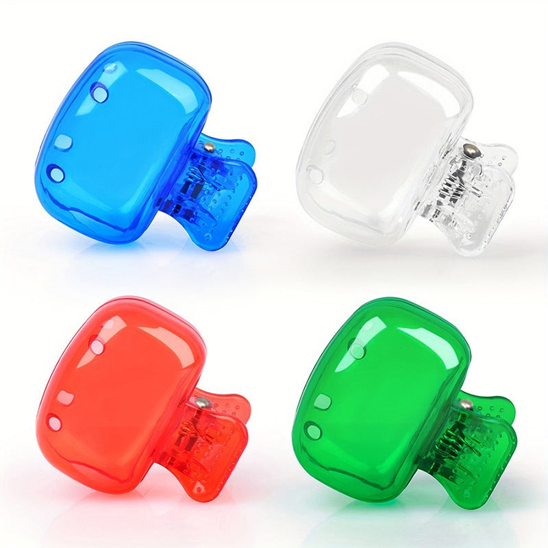 Pack of 10 �Toothbrush Storage Cases in Random Colors �Portable and Hygienic Holders for Travel, Office, School, and Home Use (Random Color)