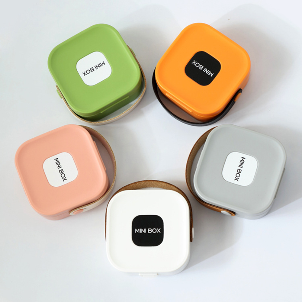 Jewelry Organizer Box | Portable Jewelry Storage Box | Sleek | Portable | Multi-Functional Travel Jewelry Organizer | Durable | Compact Ring | Necklace | Earring Storage Boxes With Mirror | For Travel | Home | Gift Option - Random Color