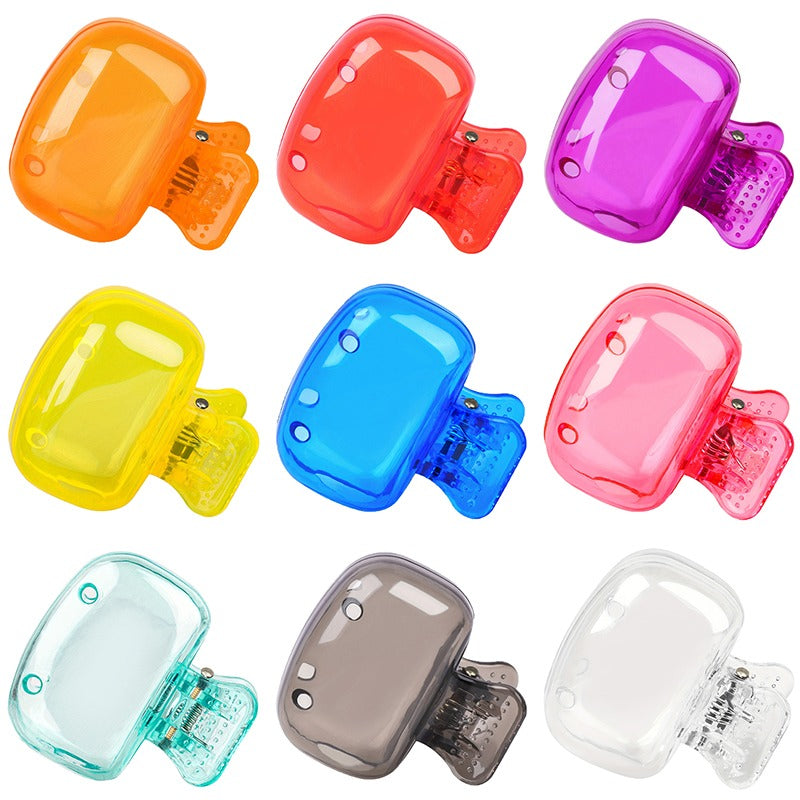 Pack of 10 �Toothbrush Storage Cases in Random Colors �Portable and Hygienic Holders for Travel, Office, School, and Home Use (Random Color)