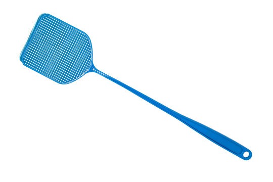 Pack of 6 Telescopic Stainless Steel Fly Swatter �Long Handle Mosquito Racket with Plastic Square Head (Radom Color)