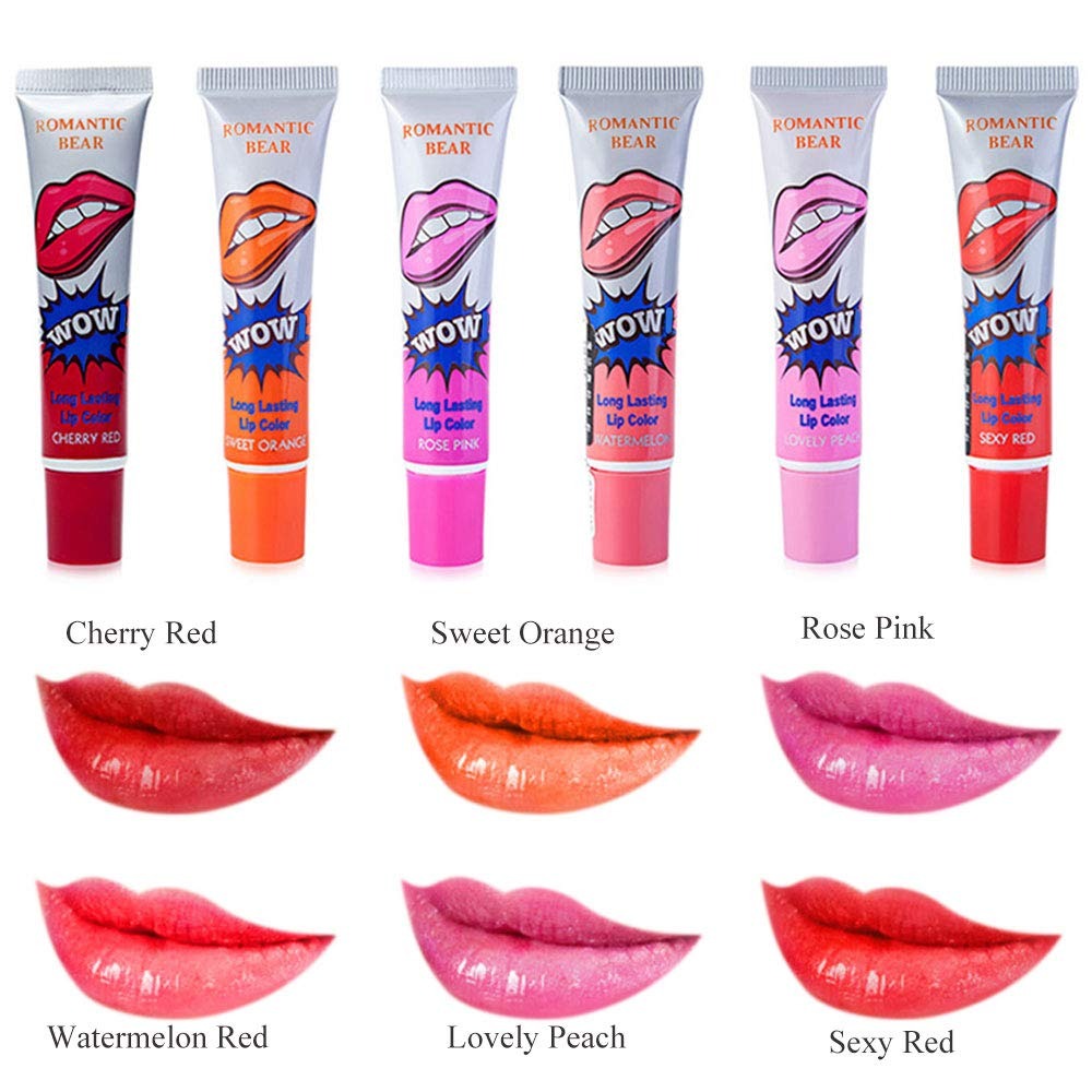 Lip Gloss Pigment Lip Gloss Base Lip Plumper Makeup Glitter Lipstick - Sweet orange
