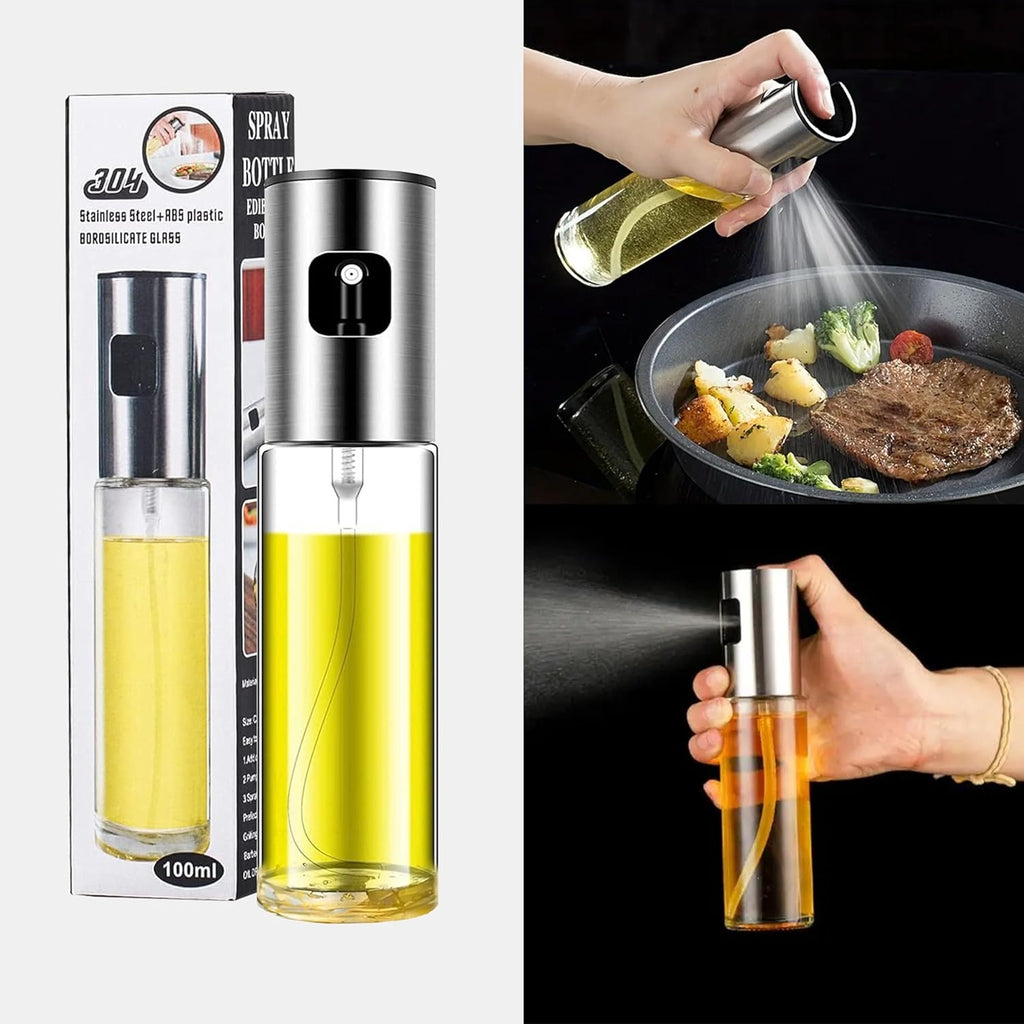 Cooking Oil Sprayer �Glass Oil Spray Bottle for Kitchen, BBQ, Baking, Grilling, Vinegar &amp; Sauce