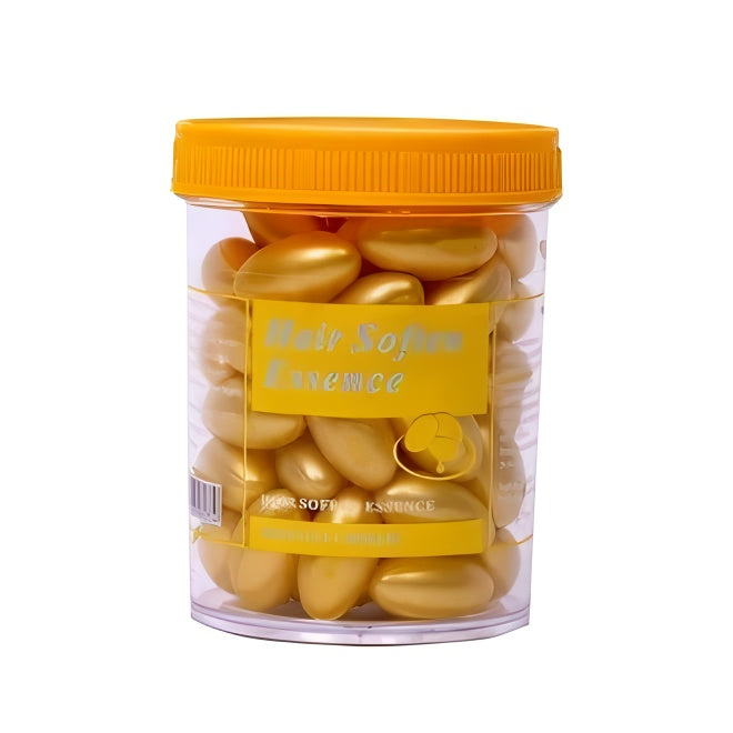 Hair Soften Essence Capsules �60 Softgel Capsules for Nourishing, Hydrating &amp; Softening Dry, Damaged &amp; Frizzy Hair �Oil-Based Formula for Shine