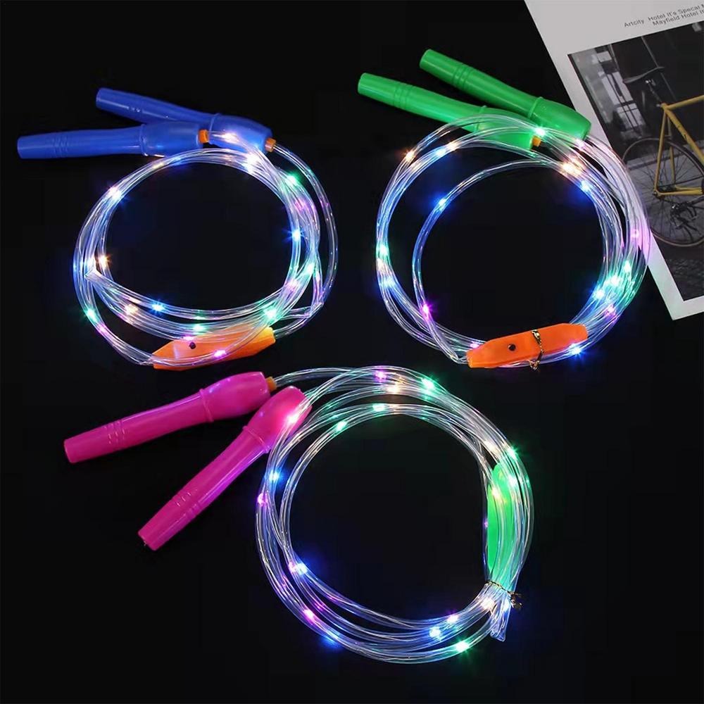 Lighting Jump Skipping Rope �LED Fitness Rope for Kids &amp; Adults, Indoor/Outdoor Training, Random Color