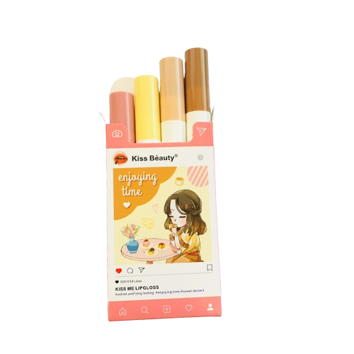 Pack of 4 Kiss Beauty Lipgloss long – photo 3