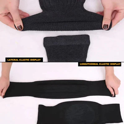( Pair ) Unisex Women Men? Cashmere Wool Knee Brace Pads | Winter Warm Thermal Knee Warmers Velvet Knee Protector (random color)