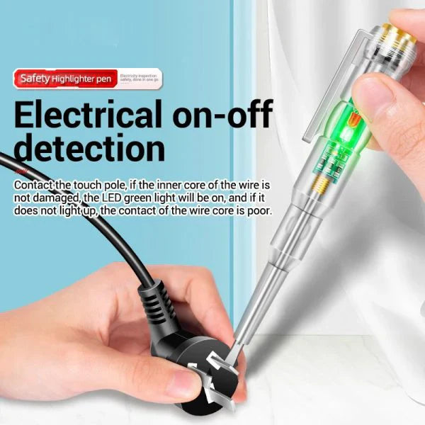 Led Tester Voltmeter Power Detector Electrical Screwdriver Indicator | Best Quality Tester For Electric Work