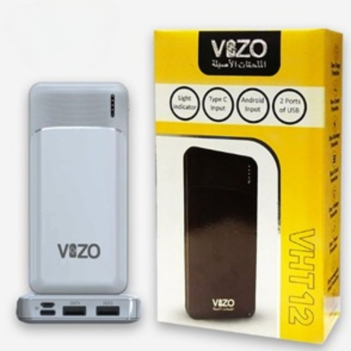 VHT-12 �10,000mAh Full-Size Power Bank | Vizo VHT-12 Power Bank | Best Quality Power Bank Vht12 - Android Power Bank - Random Color