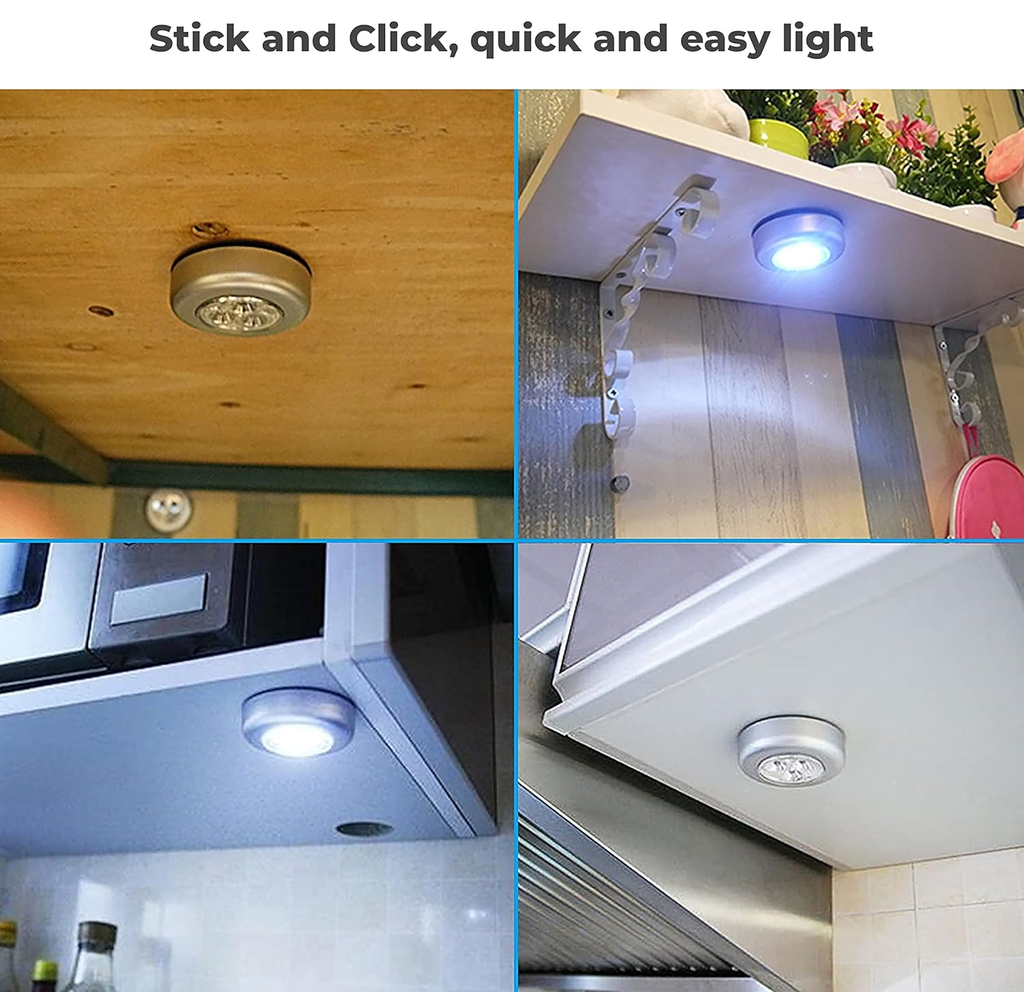 1 PC LED Touch Light Battery Powered – photo 4