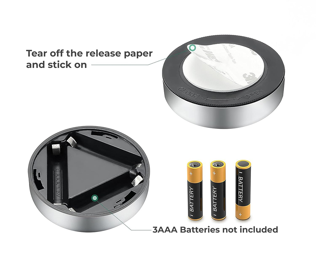 1 PC LED Touch Light Battery Powered – photo 5