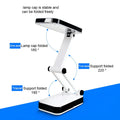 DP LED 666 - Portable Folding LED Desk Lamp with Adjustable Brightness �Travel-Friendly Study &amp; Reading Light