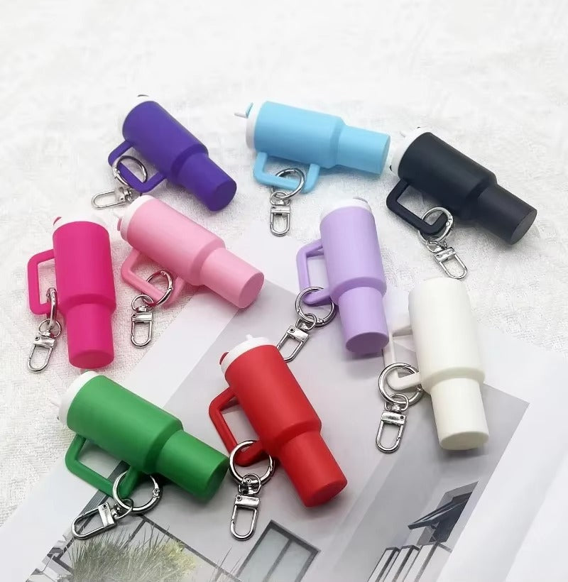 Colorful Mini Stanley Tumbler Key chain �Cute Miniature Tumbler Charm for Handbags, Backpacks &amp; Car Keys �Portable Stanley Cup Key chain Accessory -Random color | Key Chain | Stanley Key chain