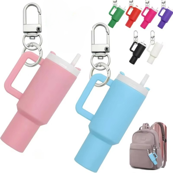 Colorful Mini Stanley Tumbler Key chain �Cute Miniature Tumbler Charm for Handbags, Backpacks &amp; Car Keys �Portable Stanley Cup Key chain Accessory -Random color | Key Chain | Stanley Key chain