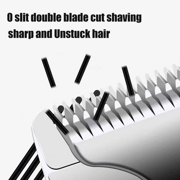 (plastic body) Vintage T9 Hair Trimmer Cordless Professional Hair Clippers Electric Trimmers For Men Metal head (random color)