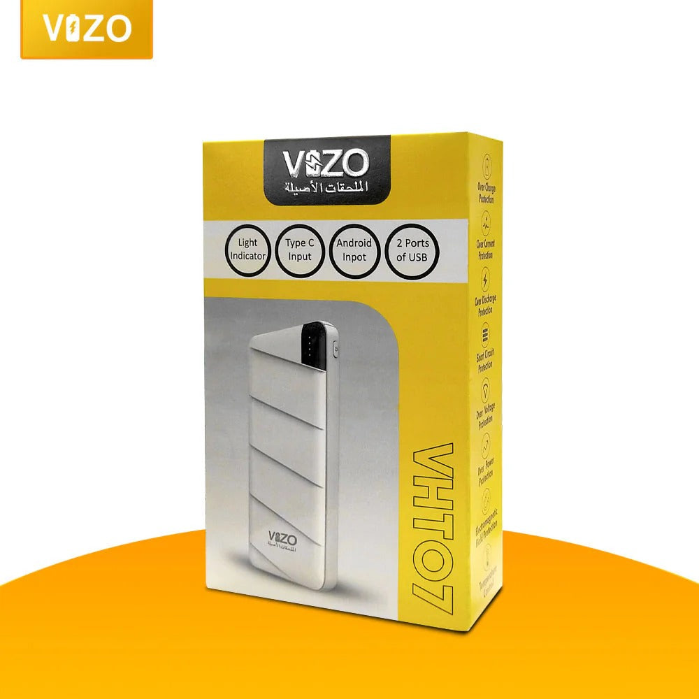 VHT-07 �10,000mAh Full-Size Power Bank | Power Bank For Android - Power Bank For Mobile Phone - Vizo VHT-07 Power Bank