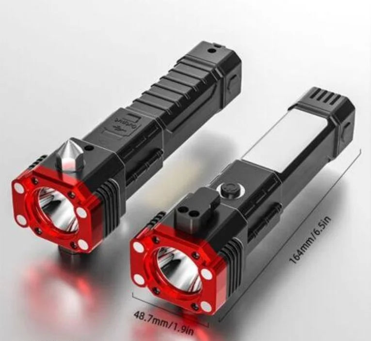 Versatile High-Power LED Flashlight: Rechargeable and Multifunctional for Your Lighting Needs