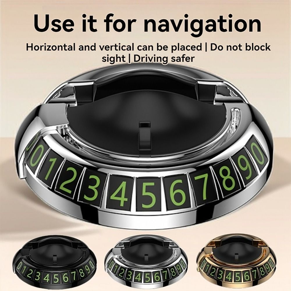 2 in 1 Dashboard Car Phone Holder with Navigation Bracket - 360? Rotation Phone Bracket For Car Use - Random Color