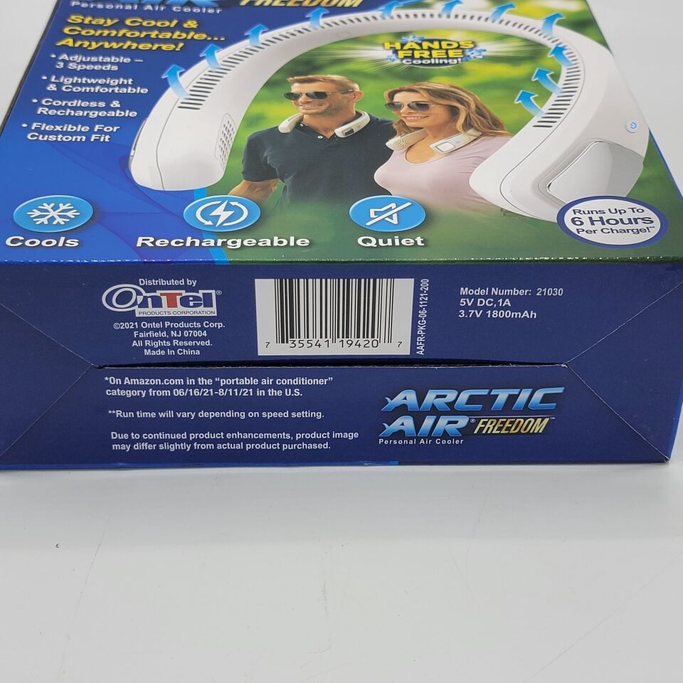 Neck Fan Personal Air Cooler 3 Speed – photo 4
