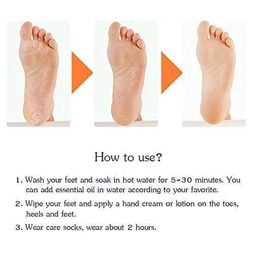 1 Pair unisex silicone gel socks moisturizing – photo 1