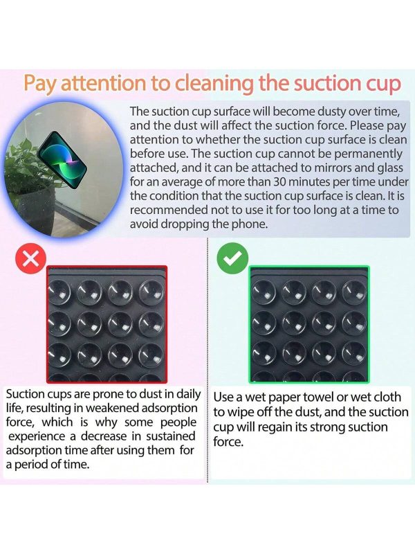 Square Double Side Suction Cups Cell Phone – photo 3