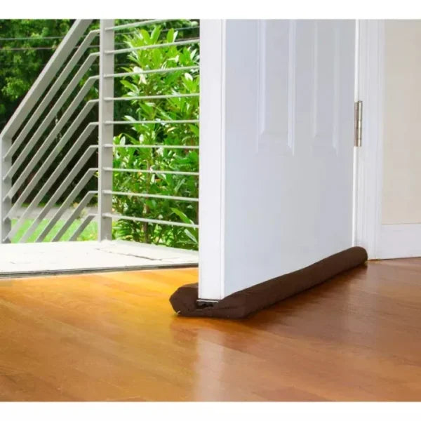 Twin Door Foam Draft Protector - Door Air Lock Foam For Cold Air Window Shutters, Dust Barriers, Insect Repellent (Random color)