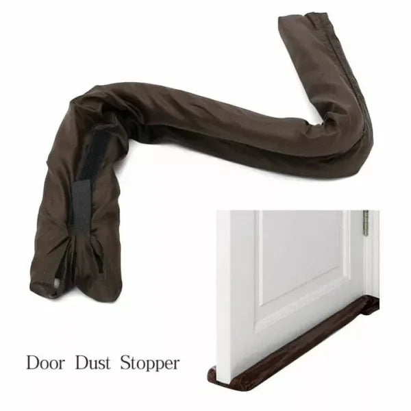 Twin DooTwin Door Foam Draft Protector - Door Air Lock Foam For Cold Air Window Shutters, Dust Barriers, Insect Repellent (Brown Color) - Pack of 3