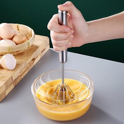 Hand Pressure Semi-automatic Egg Beater Kitchen Accessories – photo 3