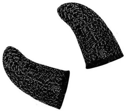 Premium Gaming Finger Sleeves Bundle -  Breathable, Anti-Sweat, Touch Screen-Friendly Thumb Gloves for PUBG &amp; Mobile Gaming - Pack of 2